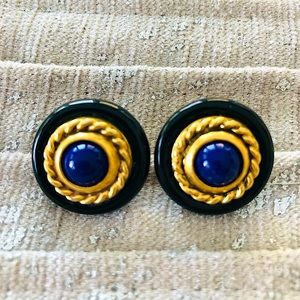 YSL Vintage pierced earrings